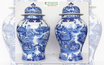 Cặp Chóe Gốm Sứ Đẹp 
