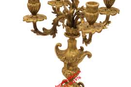 CẶP CHÂN ĐÈN ĐỒNG KIỂU PHÁP SANG TRỌNG (MÃ SỐ 2)